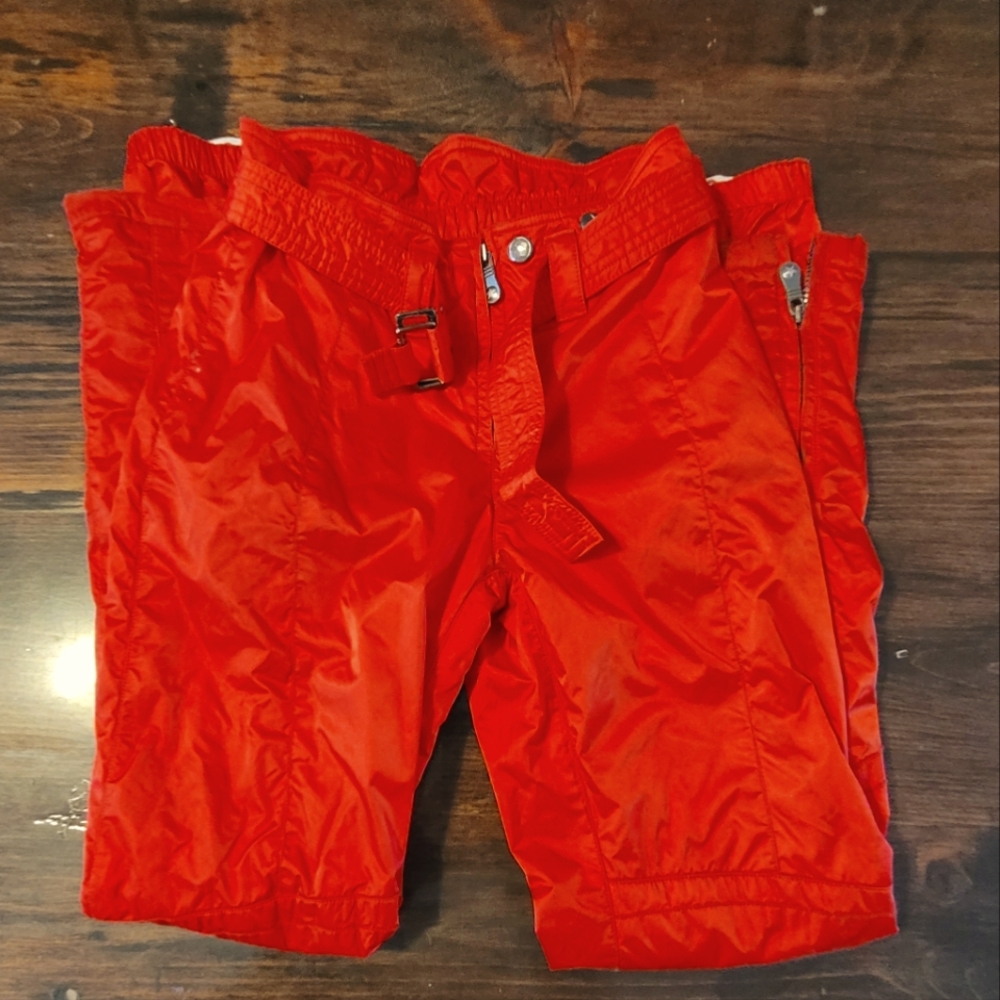 Jetset red size 10 years snowpants